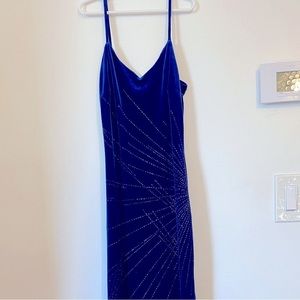 Velour sparkle dress